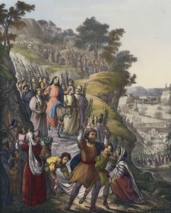 La entrada triunfal de Cristo en Jerusalén de Siegfried Detler Bendixen